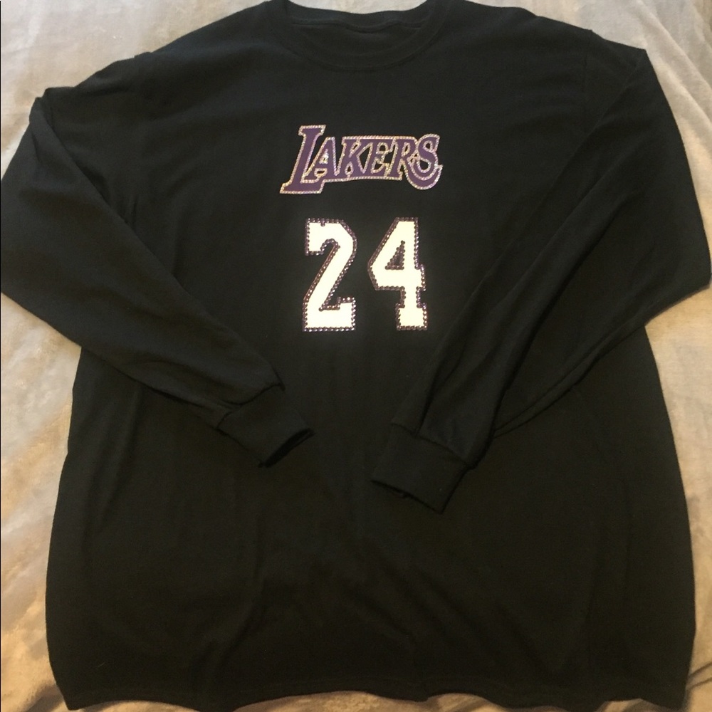 Custom rhinestone Kobe Lakers T-shirt